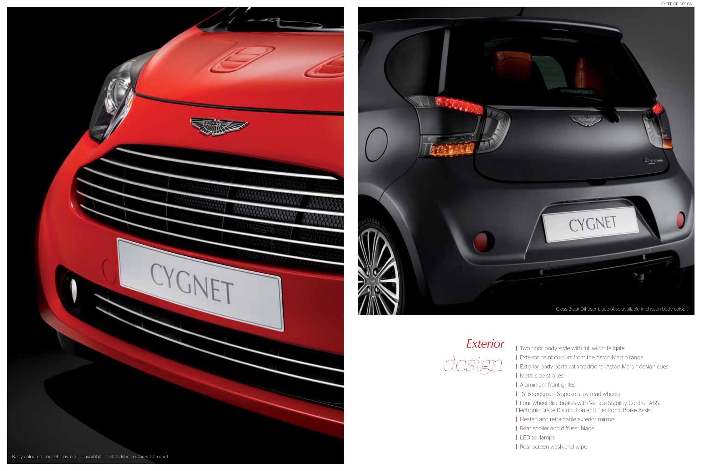 2012 Aston Martin Cygnet Brochure Page 16
